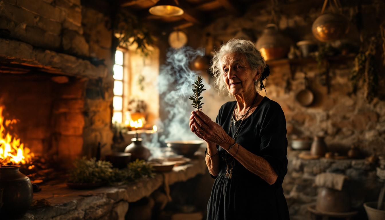 Cette fumigation de sauge que 3 familles du Vallespir pratiquent chaque hiver