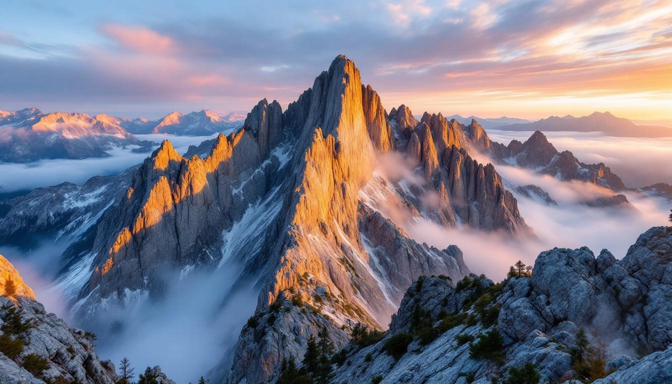 Cette formation de 300 millions d’années offre le panorama le plus isolé des Pyrénées