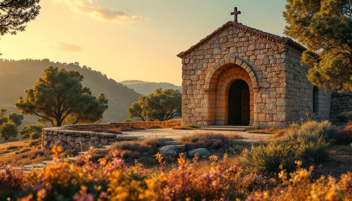 Cette chapelle de 1050 ans conserve les techniques wisigothiques des Aspres