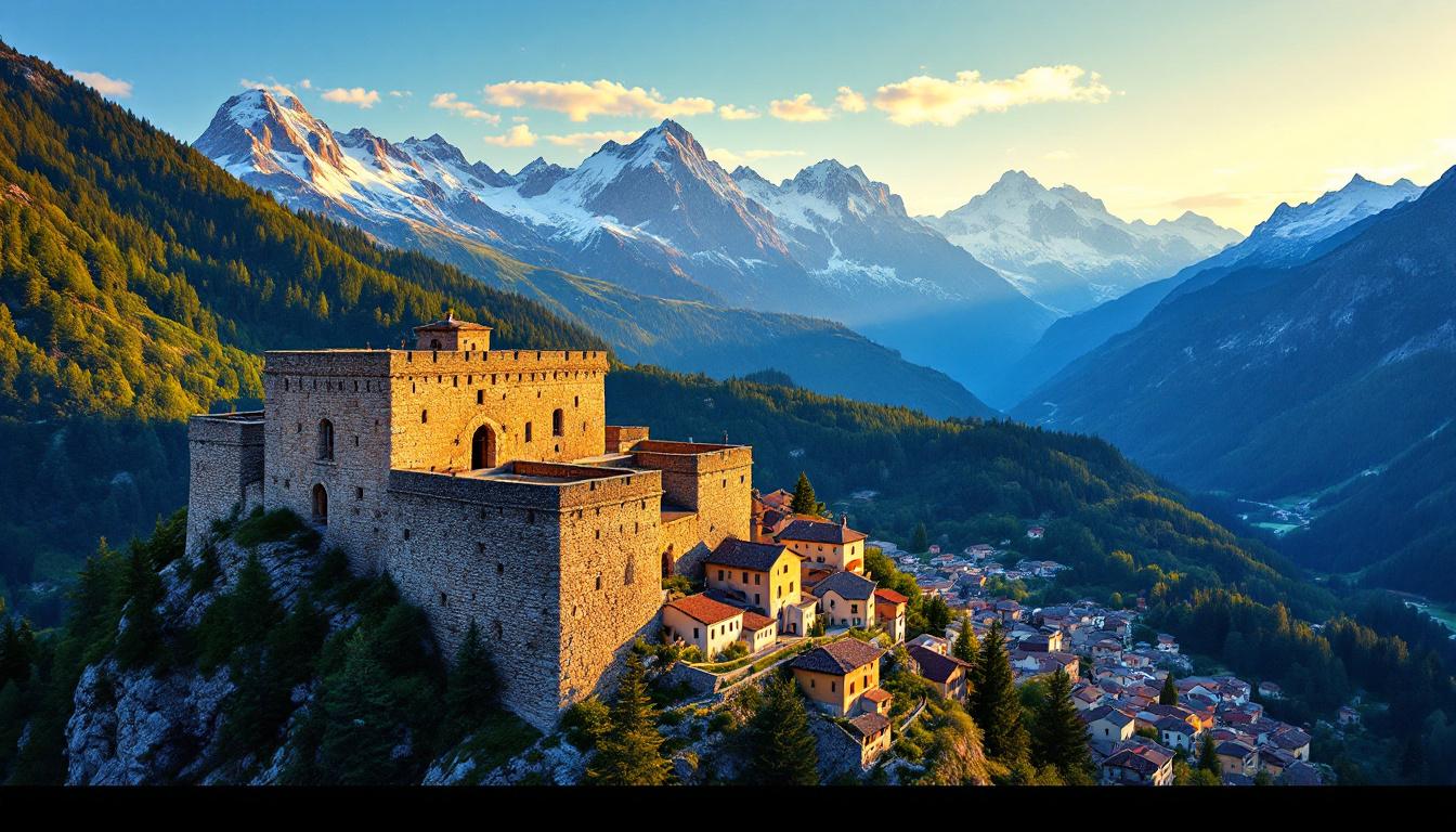 Ce village de 216 habitants garde la redoute militaire la plus haute du Conflent