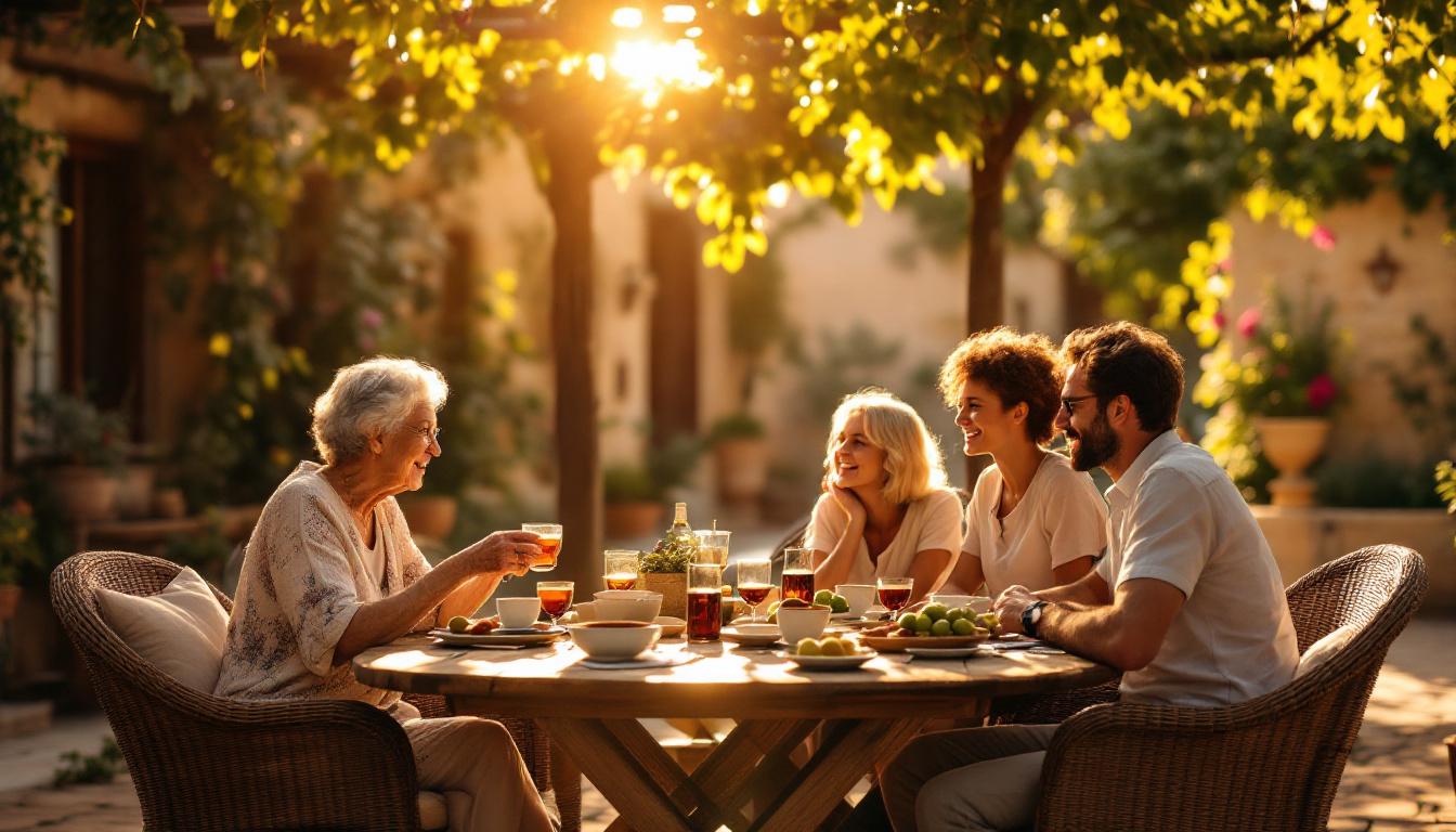 Cette sobremesa du dimanche qui dure 2h dans les mas du Roussillon