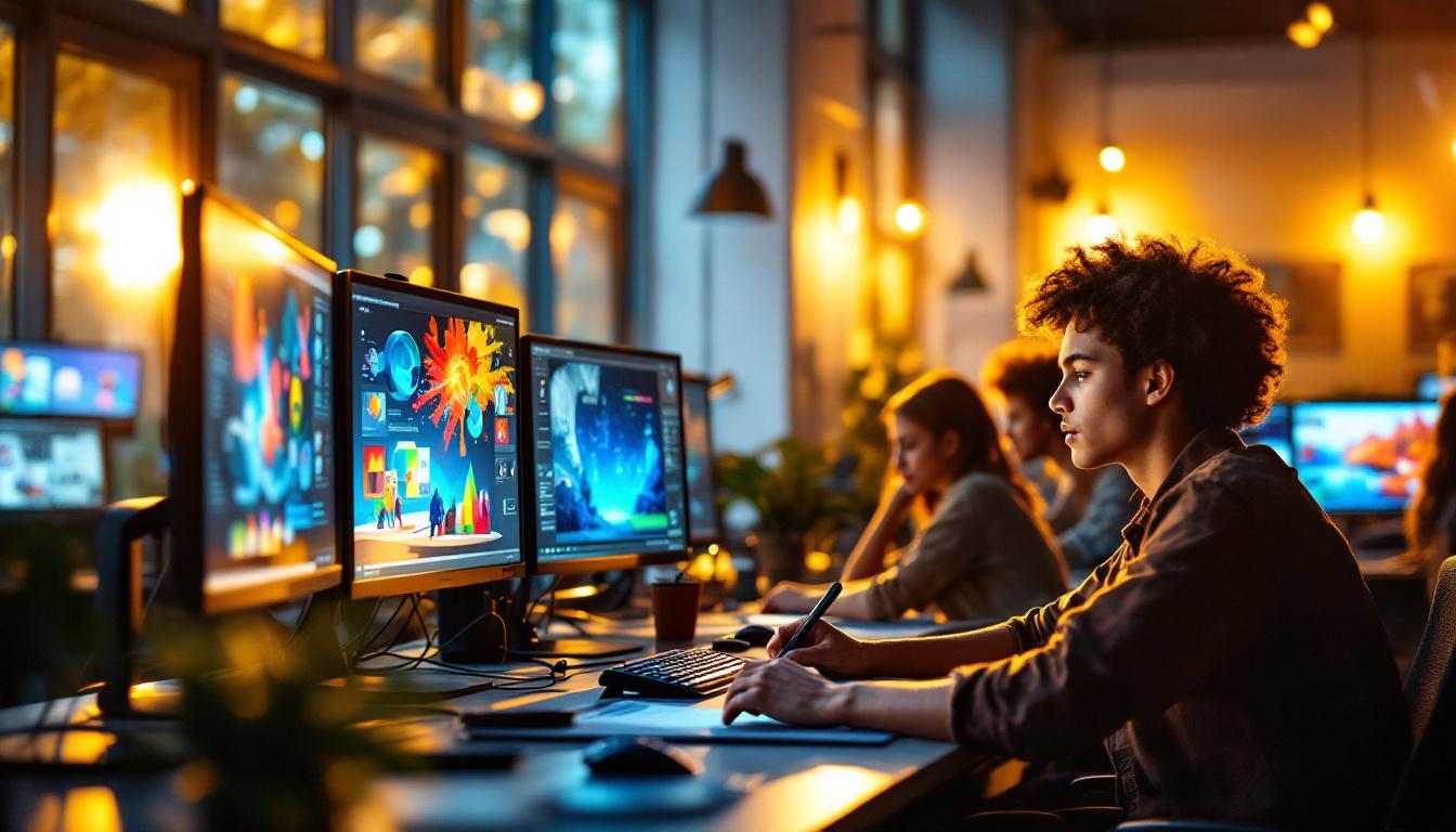 Ces ados de 13 à 18 ans mêlent anglais et création graphique au Soler cet été