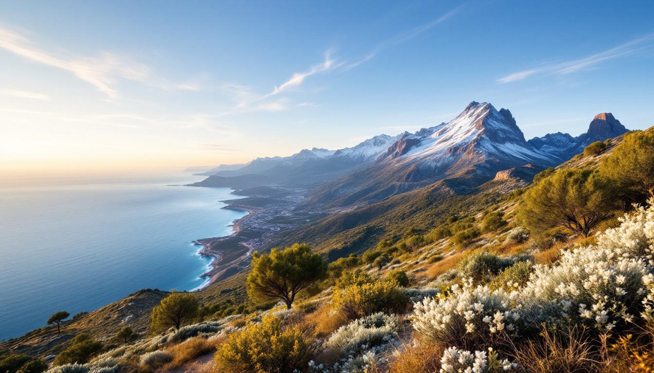 Le seul sentier des Aspres où voir la mer et le Canigou en même temps