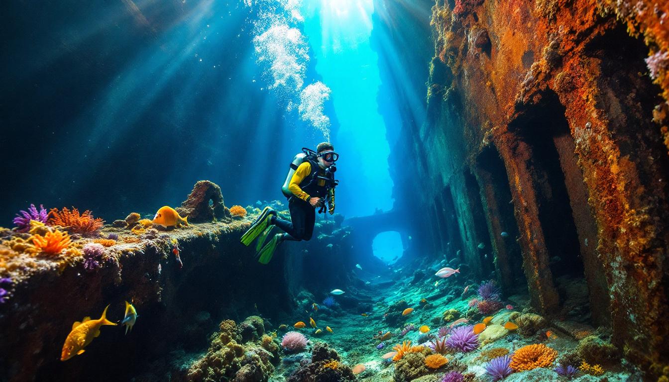 Ces plongées intermédiaires progressent vers les épaves de Port-Vendres