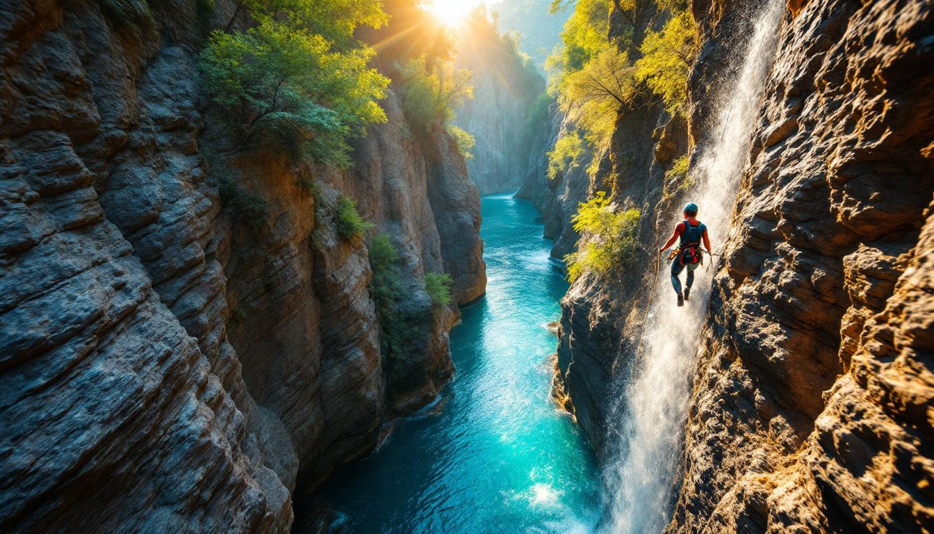 Ces rappels de 17 mètres défient les sportifs confirmés dans les Albères