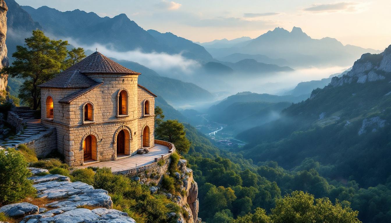 Cette chapelle de 1200 ans conserve 5 niches romanes dans des murs épaissis au XIe siècle