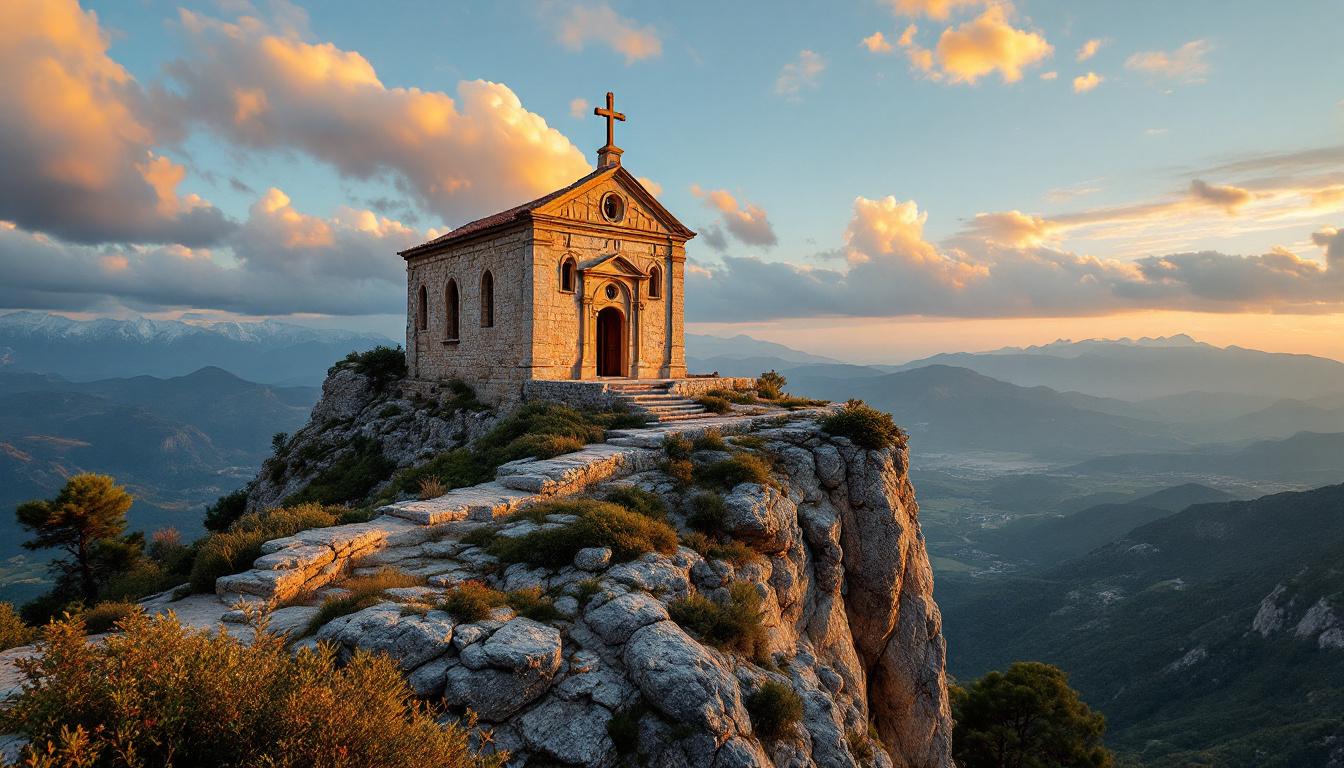 Cette chapelle des Aspres cache 7 ermites sous sa voûte de roche naturelle à 512 mètres