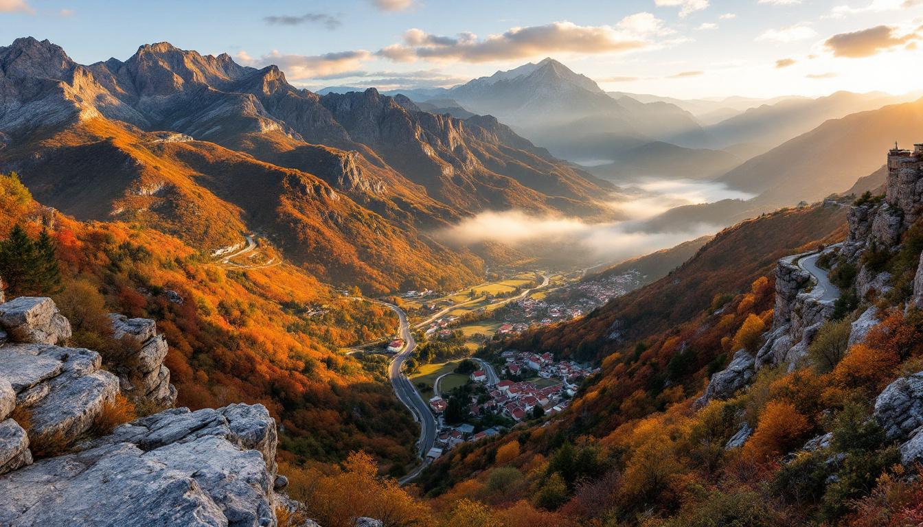Ce mirador du Conflent révèle 860 mètres de dénivelé entre Mont-Louis et Olette
