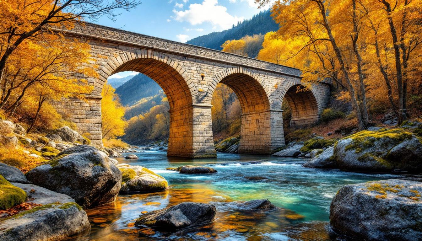 Ce village de 216 habitants du Vallespir garde son pont en pierre sur le Tech