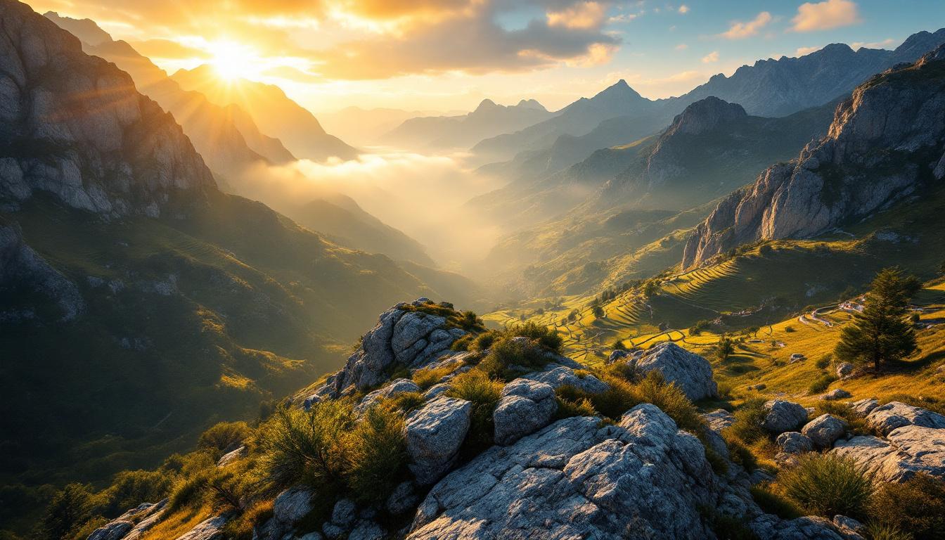 Ce belvédère du Haut Vallespir domine la vallée du Tech de 800 mètres de hauteur