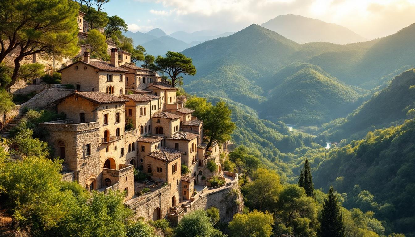 Ce village thermal du Haut-Vallespir garde ses forêts fraîches même à 40°C