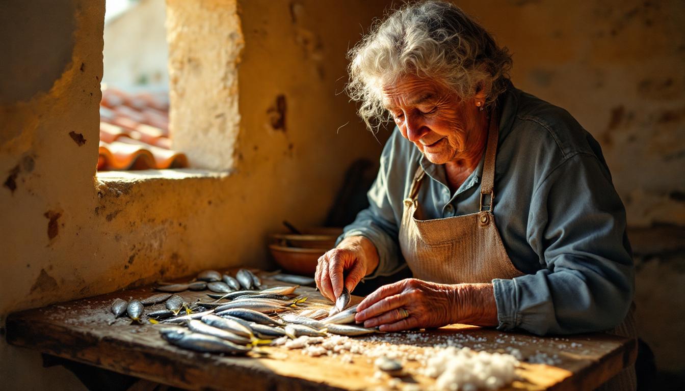 Cette technique des anchoieuses que 2 familles de Collioure transmettent depuis 1870