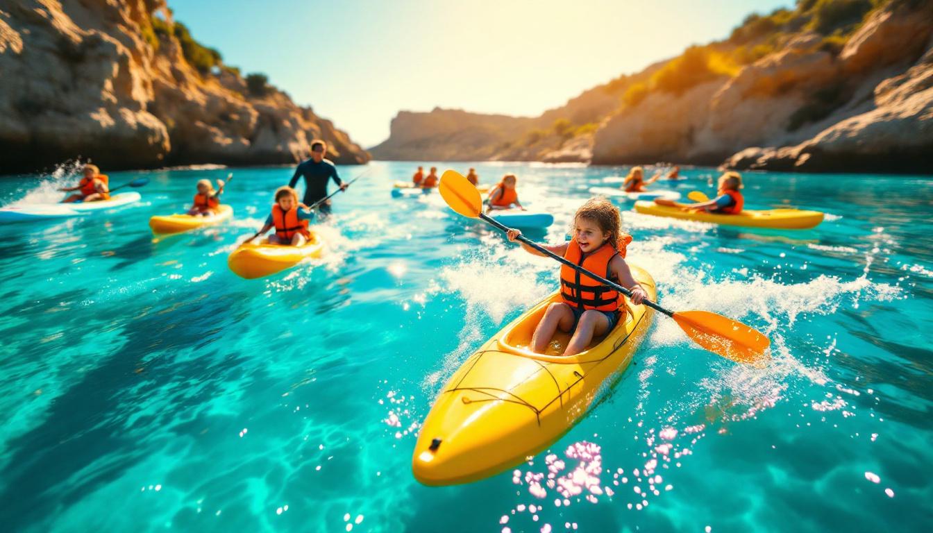 Ces stages nautiques d’été initient les 5-9 ans à Argelès en une semaine
