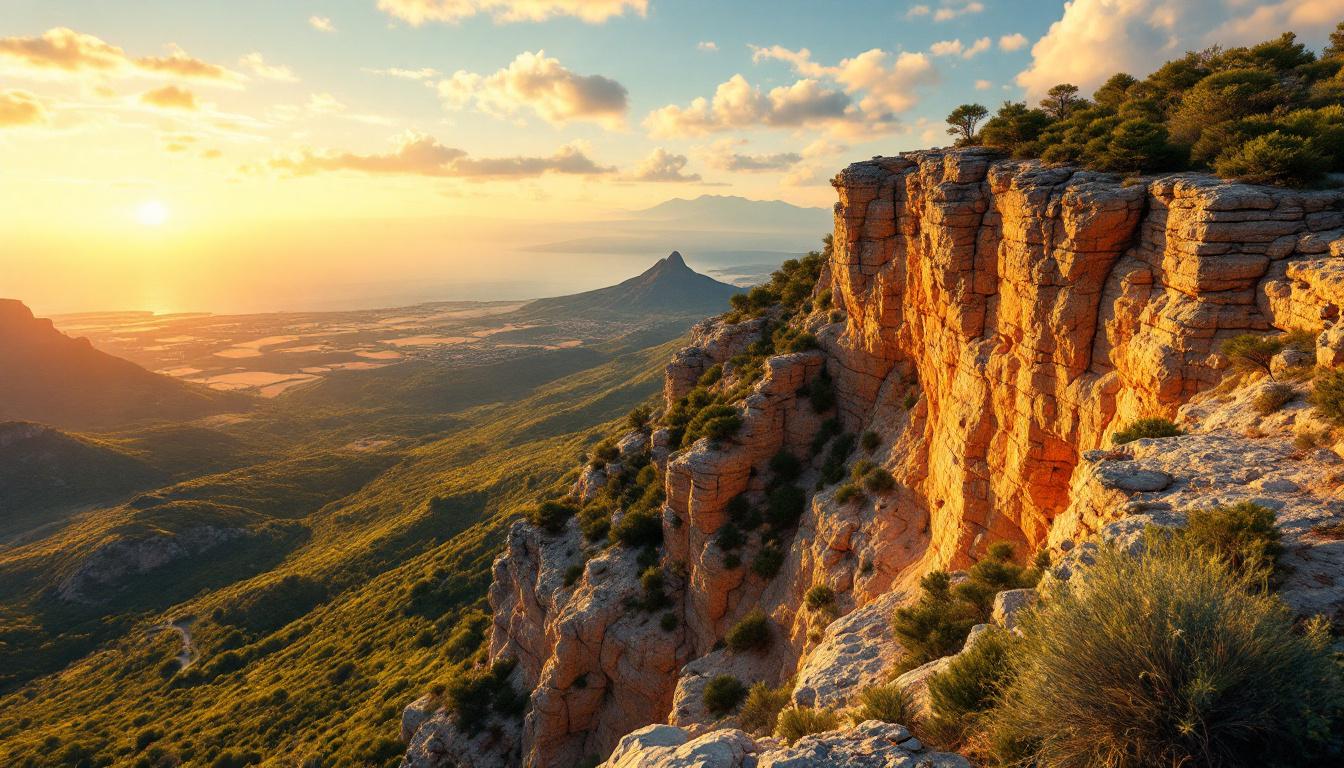 Cette butte de 15 millions d’années offre un triple panorama depuis 204 mètres