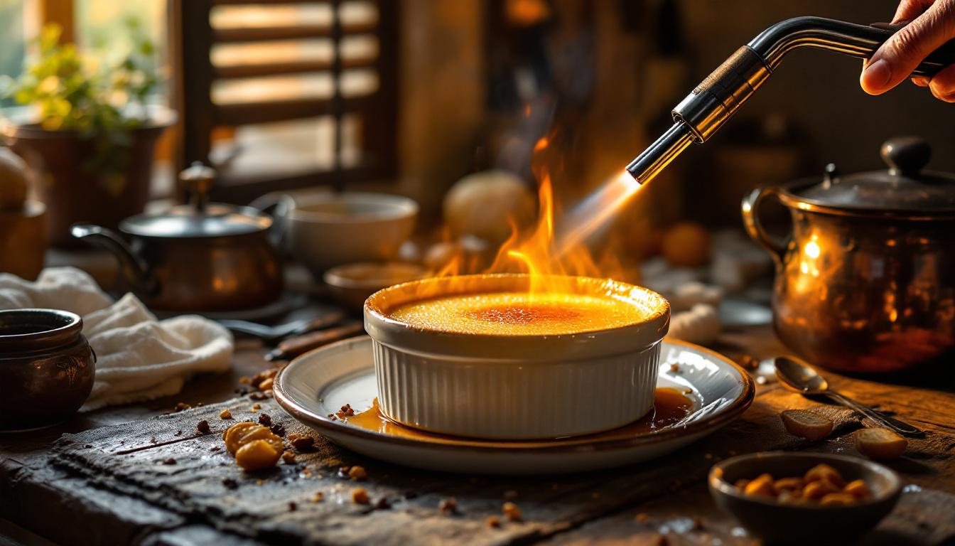 Dans les mas, cette crème caramélisée clôt encore les repas du dimanche