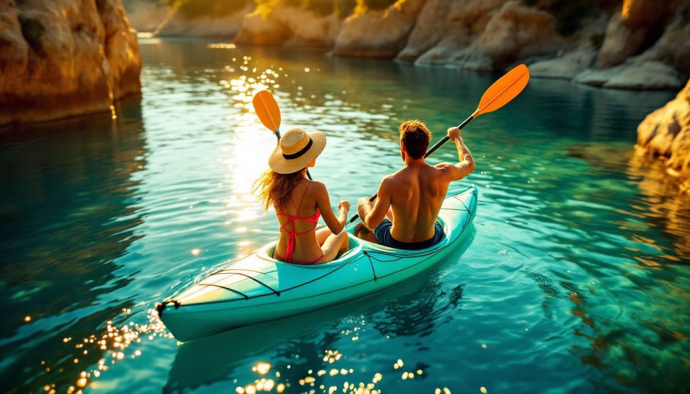 Première fois en kayak ? Cette base catalane rassure les couples en 2 heures