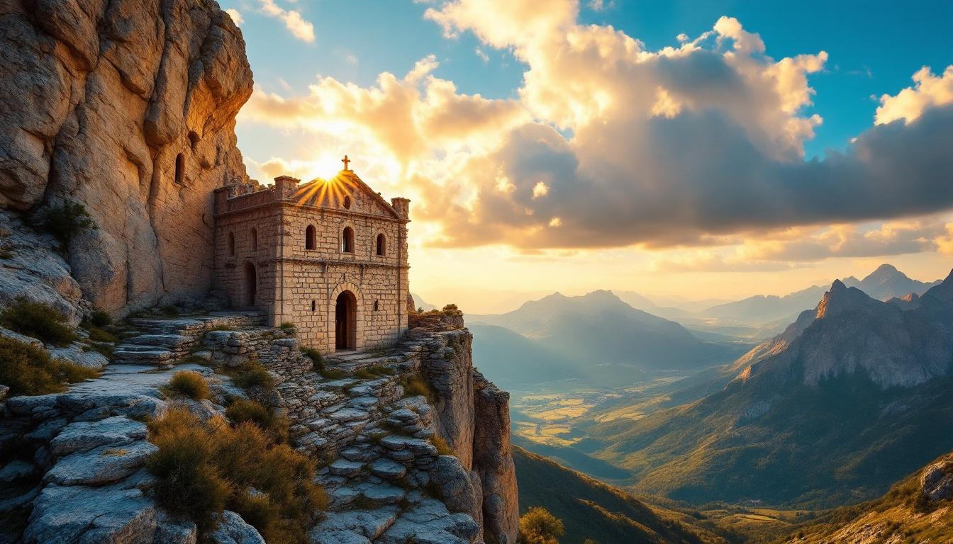 Cette chapelle en ruines domine la Cerdagne depuis 1685 mètres d’altitude