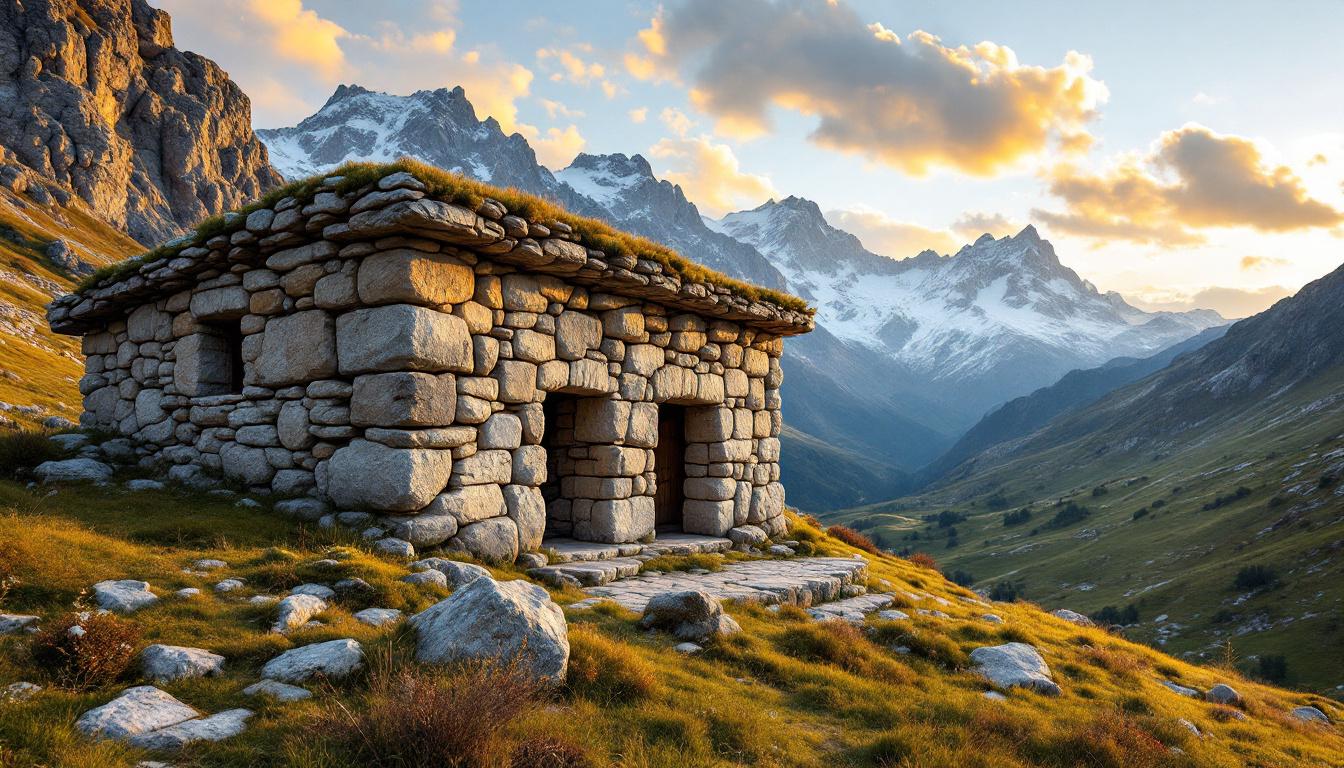Dans ce village d’Eyne, les bergers ont bâti des orris en pierre sans mortier