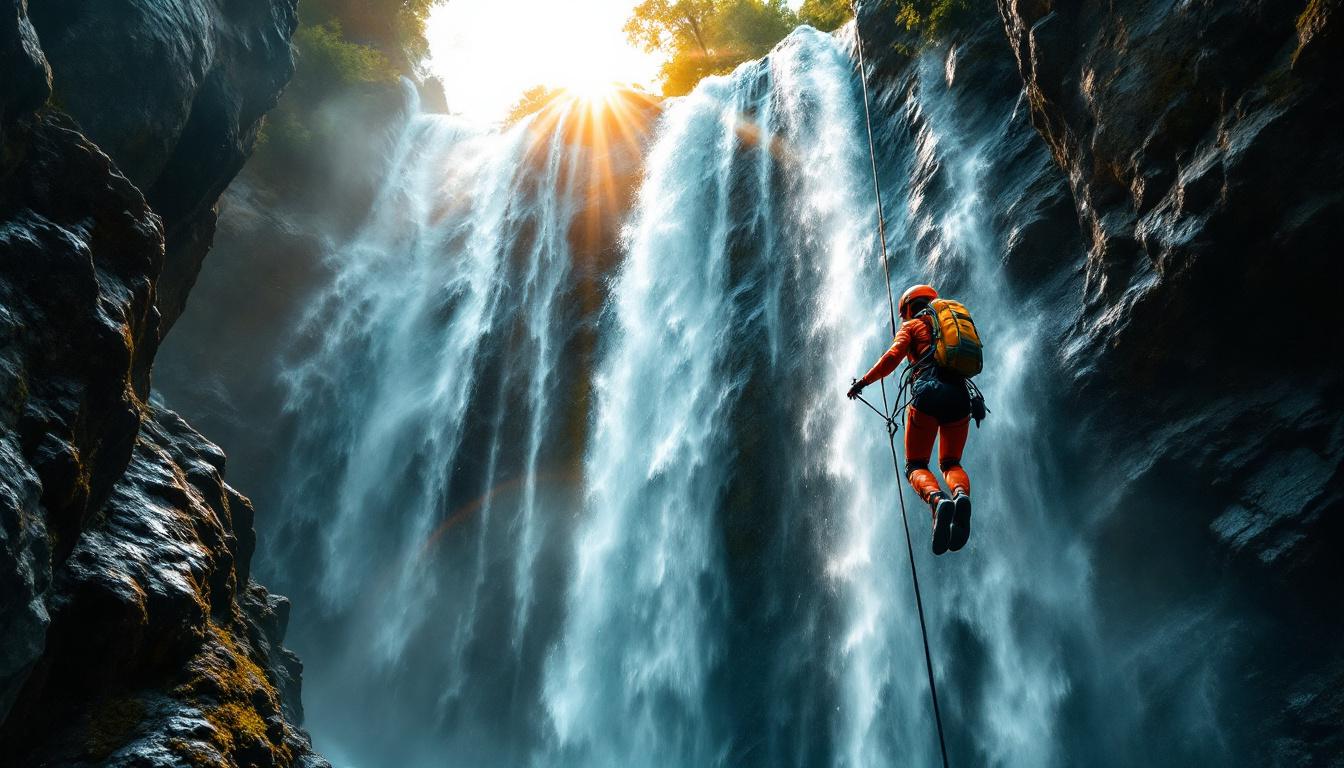 Cette cascade de Valmanya détient le record catalan : rappels de 20 mètres