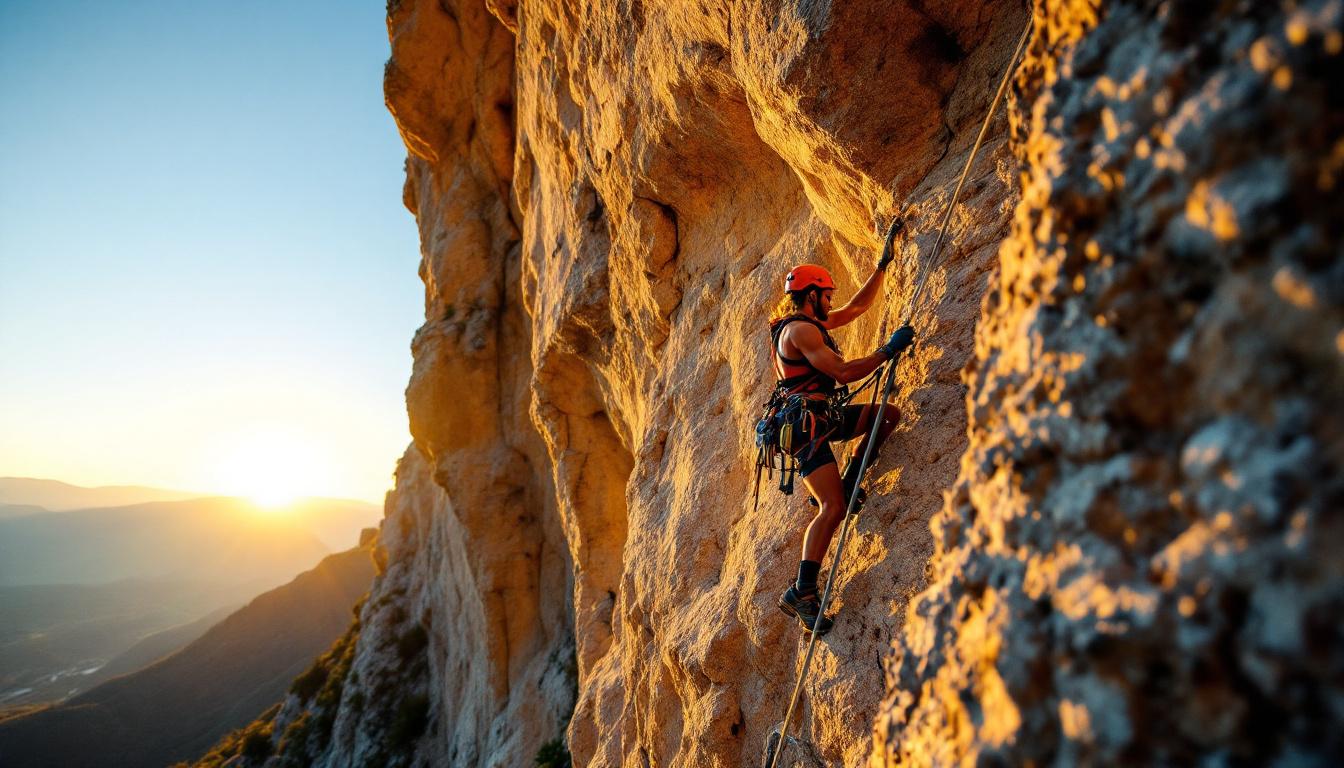 Cette via ferrata d&rsquo;Amélie forme les adultes à l&rsquo;escalade en 4 heures