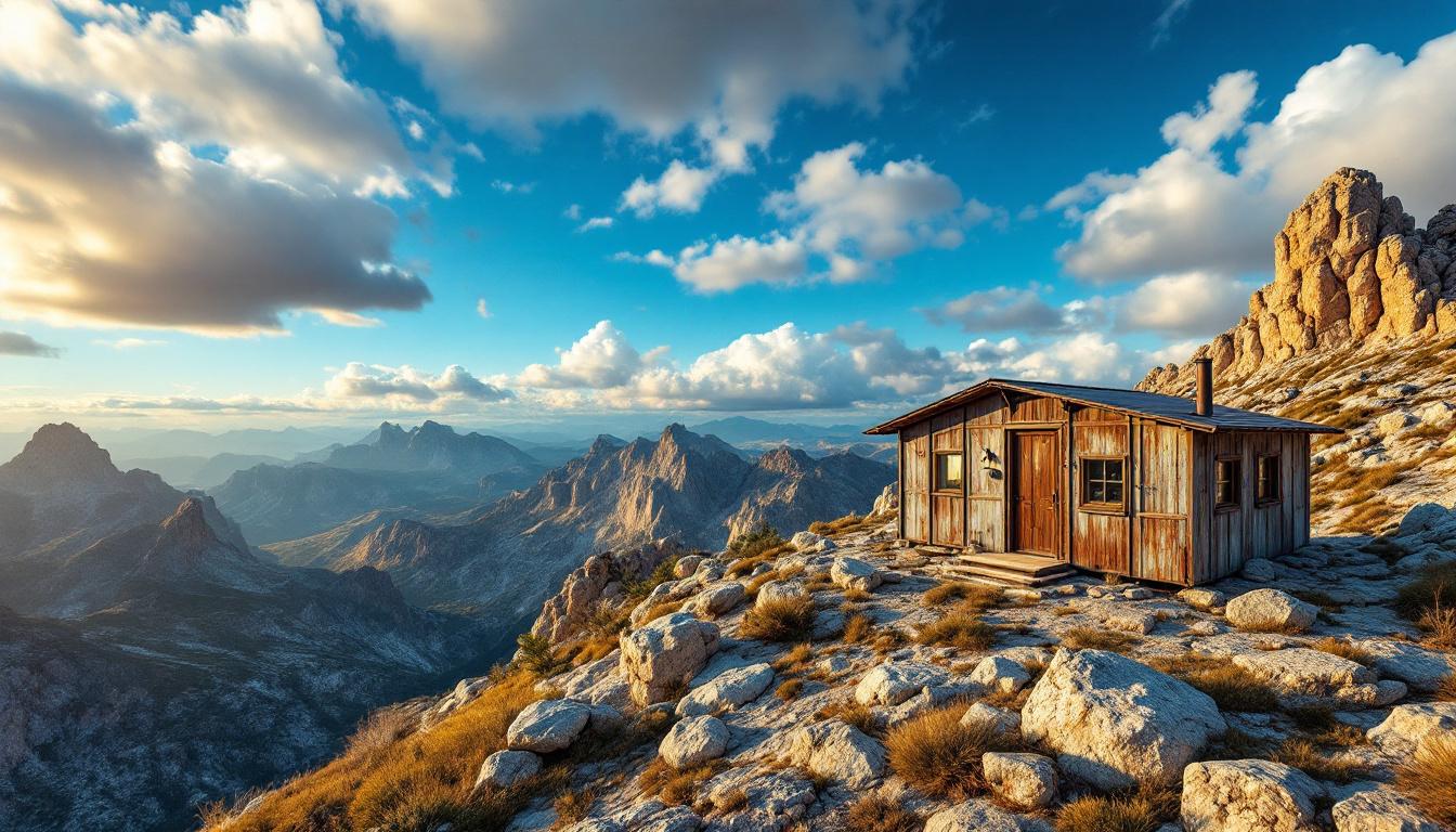 Cette cabane de la Portella de Rotja culmine à 2377 mètres dans les Esquerdes
