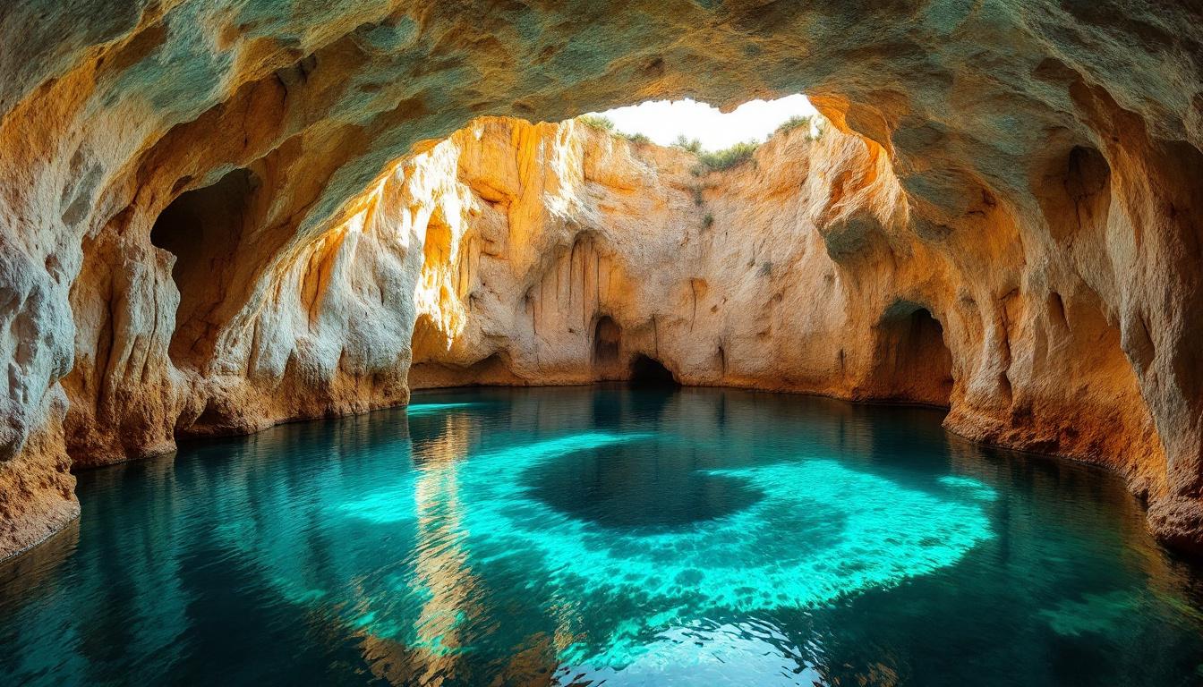 Ce gouffre des Corbières cache un cénote aux eaux turquoise qui changent de couleur
