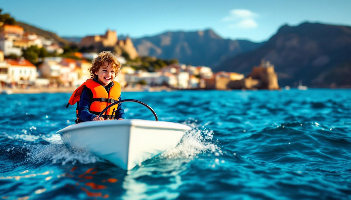 Ces stages voile Optimist de Collioure initient les 8-12 ans en douceur