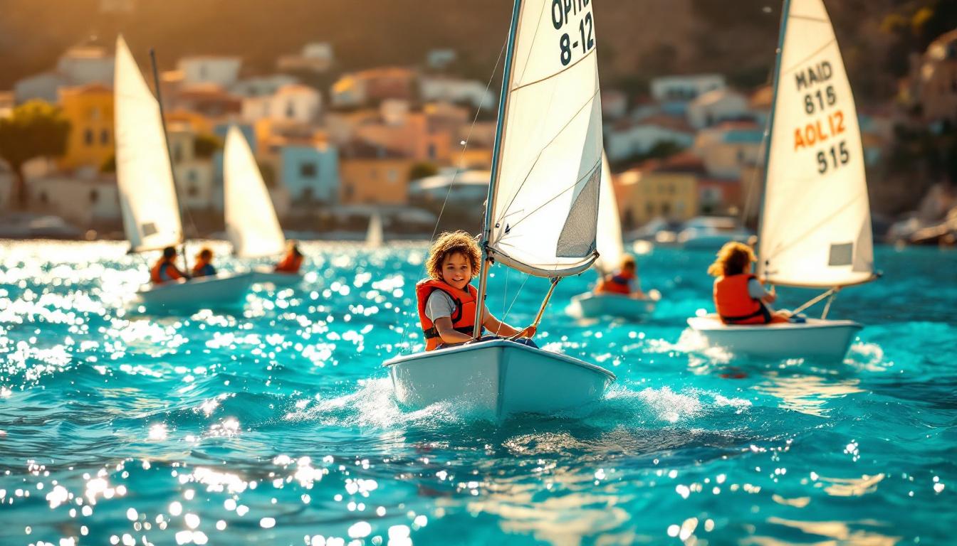 Ces stages voile d’août initient les 8-15 ans sur leur Méditerranée catalane