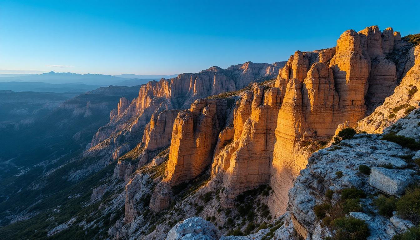 Ce sentier traverse 200 millions d’années de roches dans les calcaires du Fenouillèdes