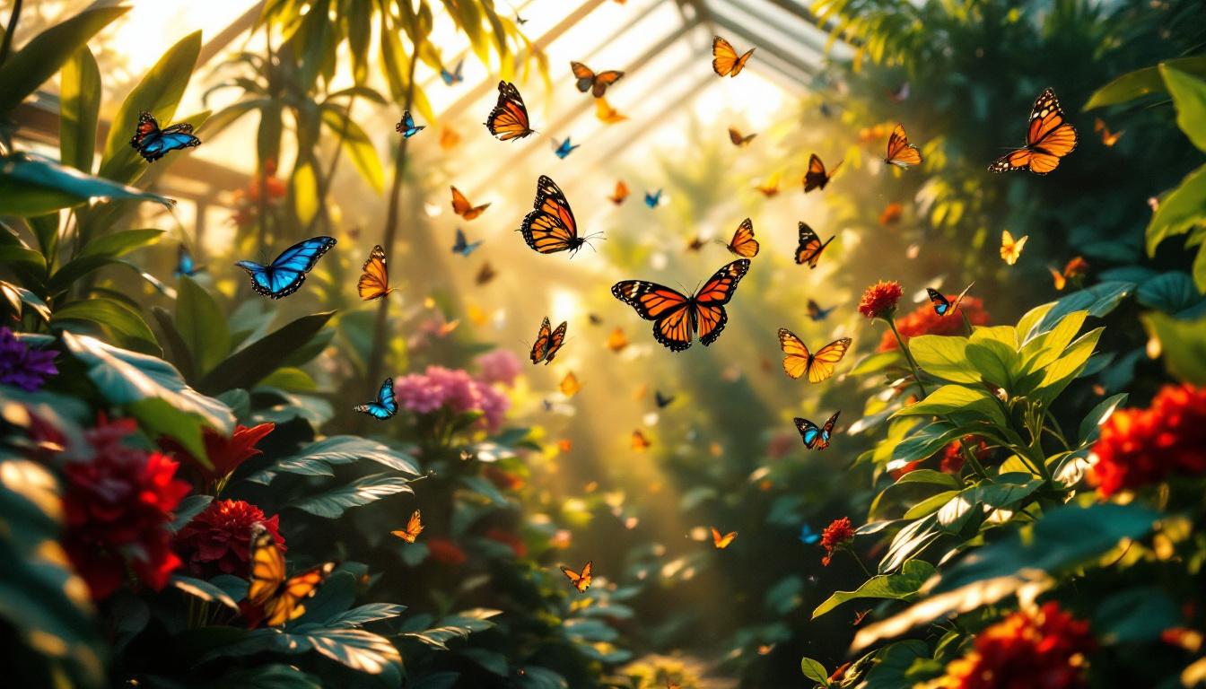 Cette serre d’Elne qui recrée les tropiques avec 800m² de papillons en liberté