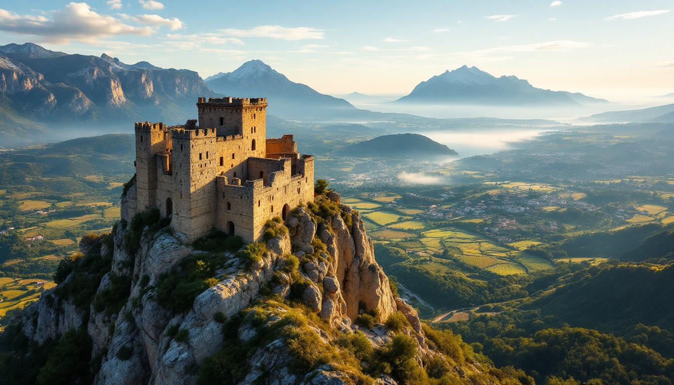 Ces points de vue que seuls les châteaux cathares révèlent sur tout le territoire