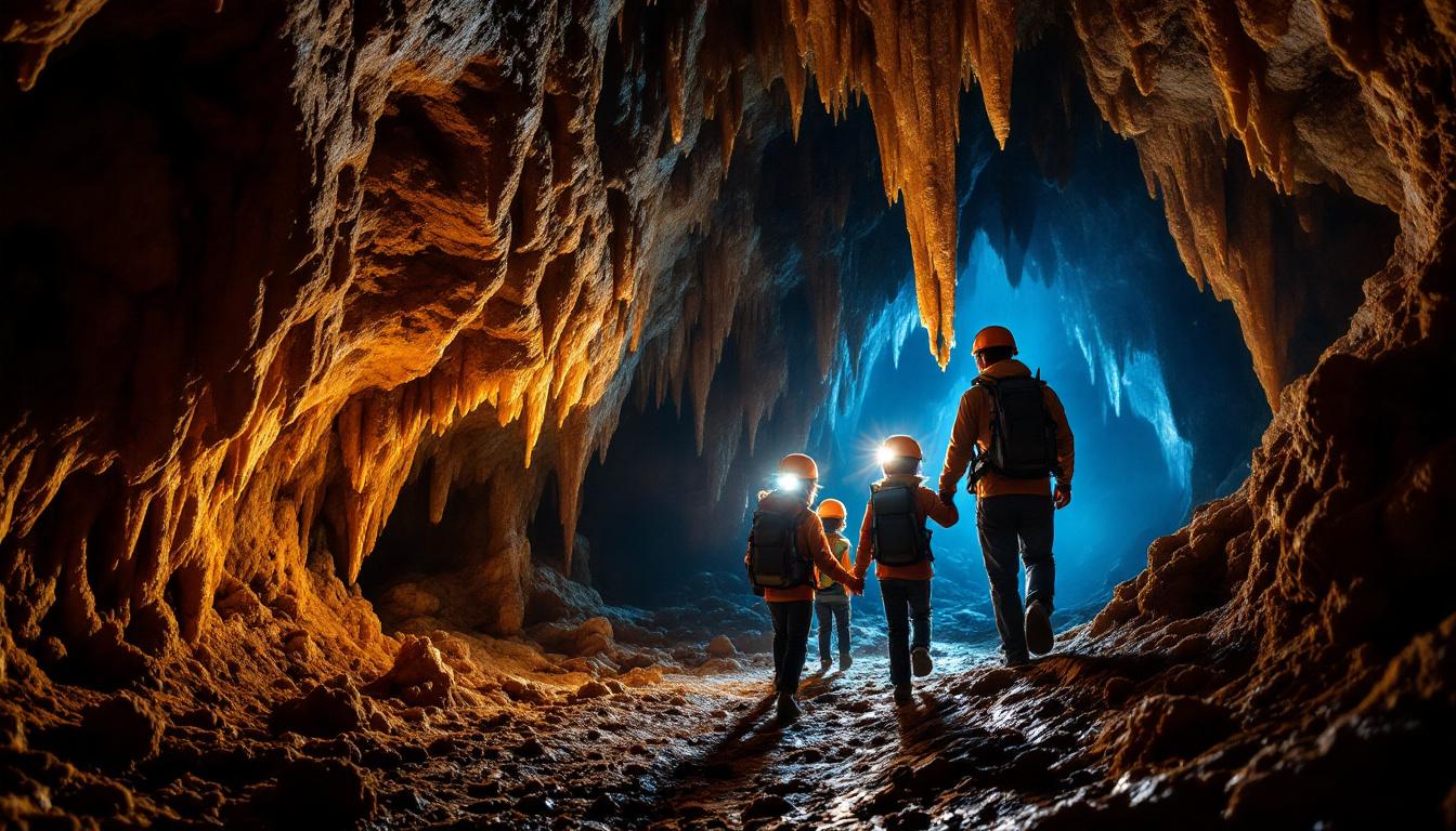 Cette spéléologie unit parents et enfants dans l’aventure souterraine catalane