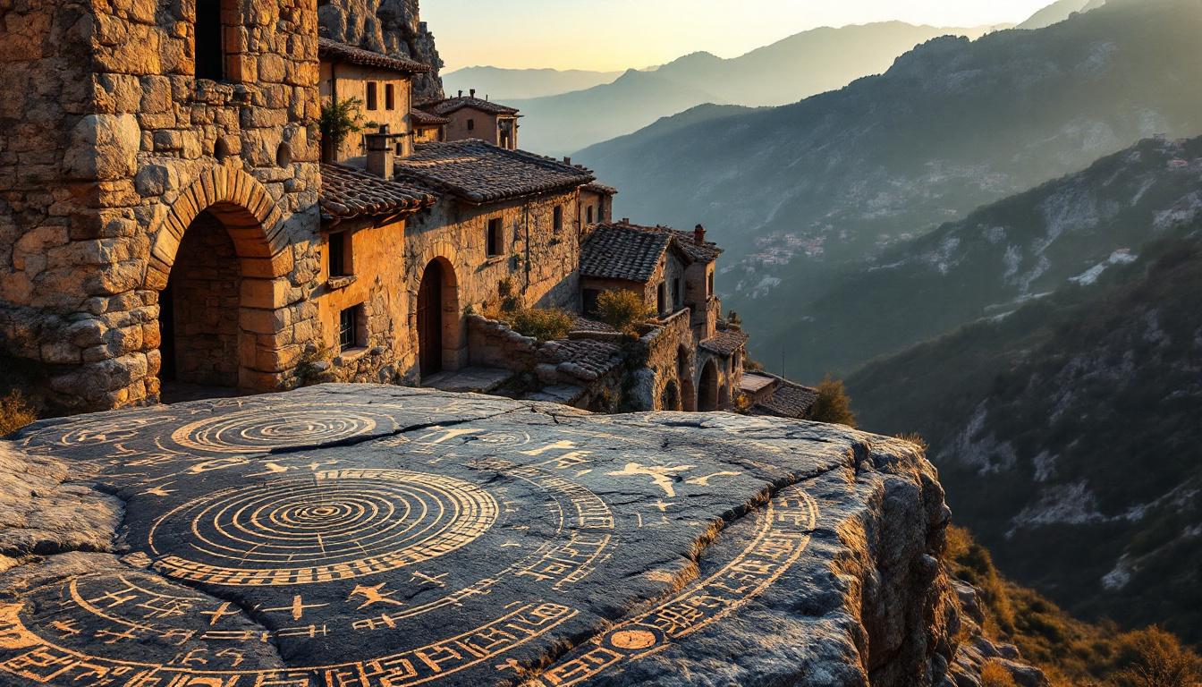 Dans ce village de 16 habitants, 70 gravures rupestres de 8000 ans résistent au temps