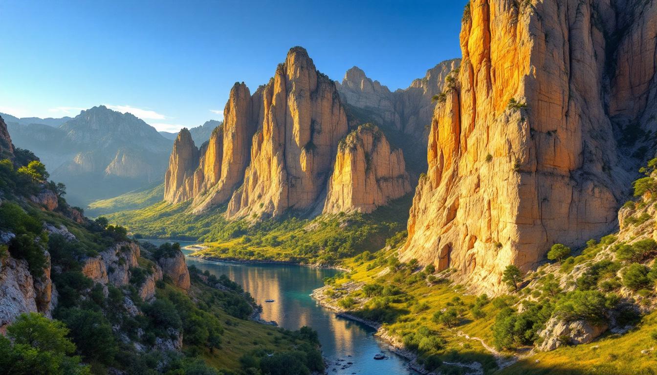 Cette formation de 105 millions d’années révèle trois ères dans les gorges catalanes