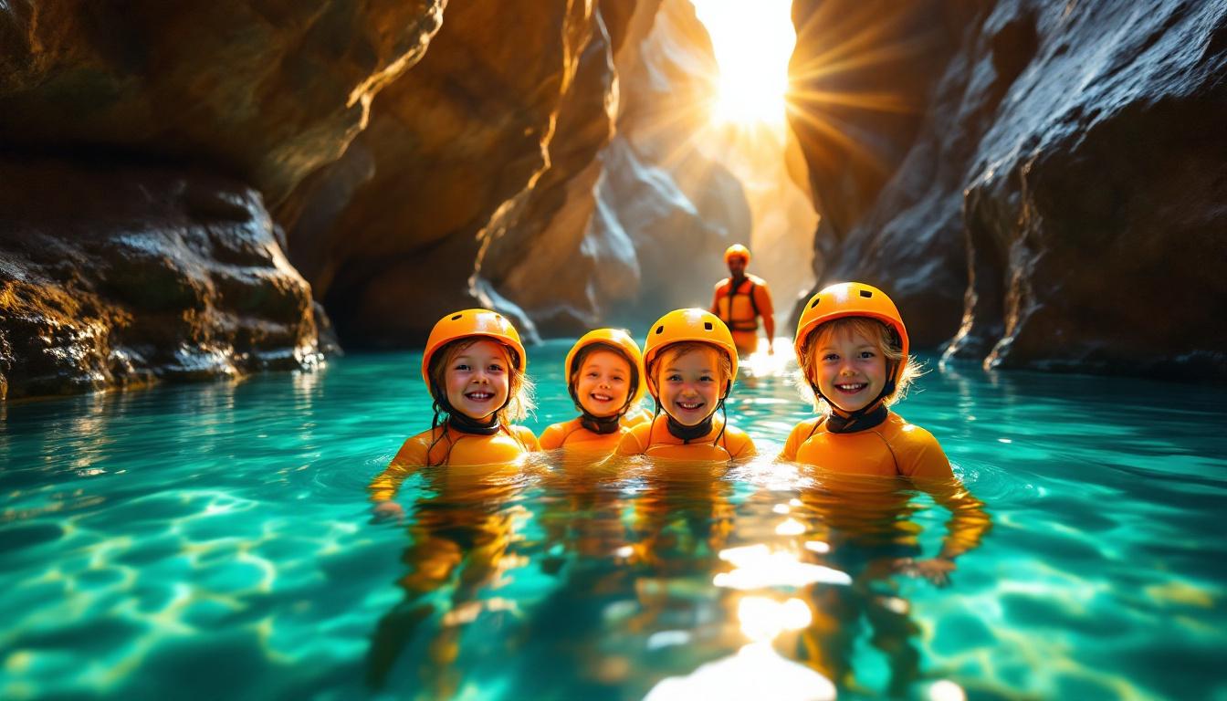 Ces gorges fraîches initient les enfants au canyoning dès 8 ans cet été
