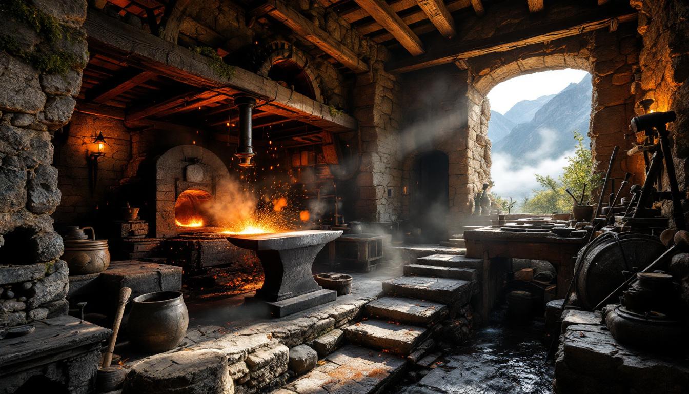 Cette forge hydraulique que les torrents du Canigou alimentent encore dans les Aspres