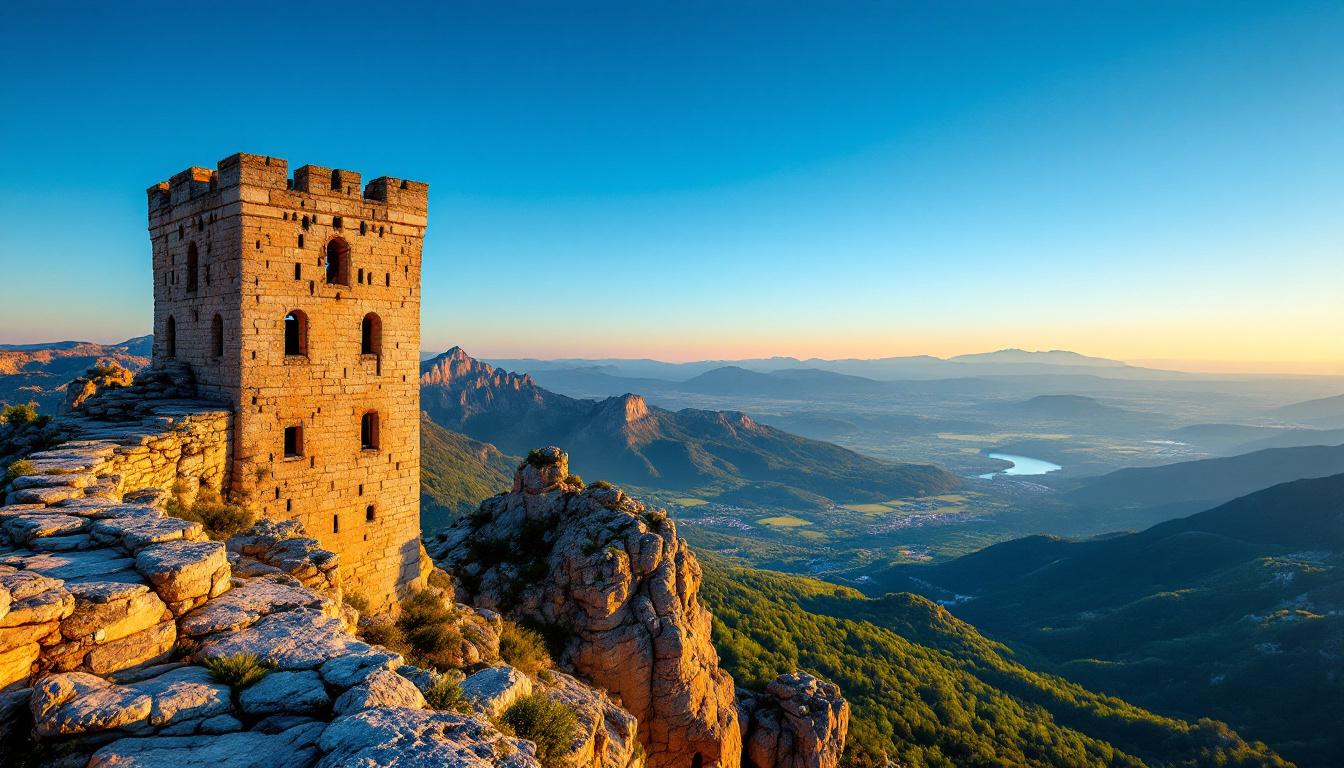 Le seul nœud de communication du Roussillon qui reliait 41 tours à signaux médiévales