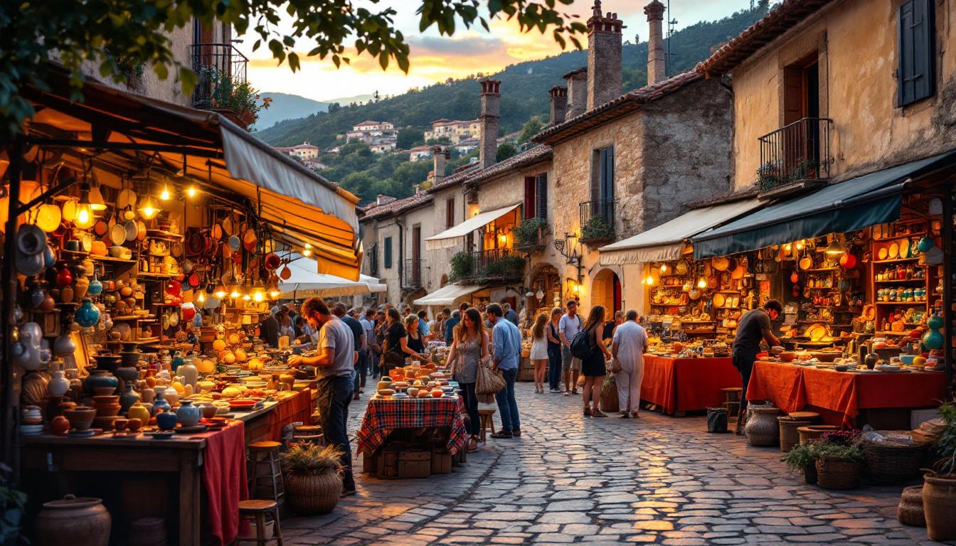 Cette tournée que 8 villages coordonnent pour leurs artisans depuis les années 90