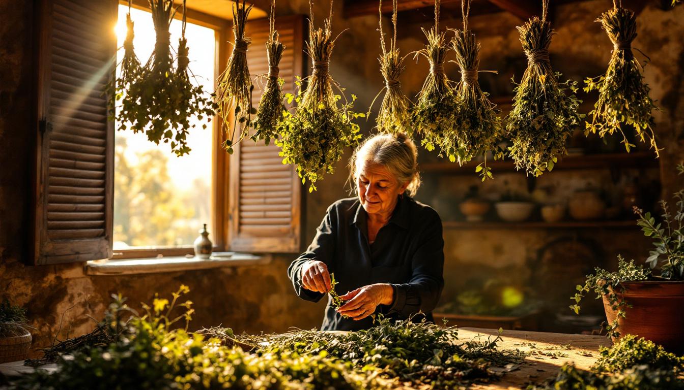 Ces bouquets que 6 femmes du Vallespir composent encore avec 7 herbes de la Saint-Jean