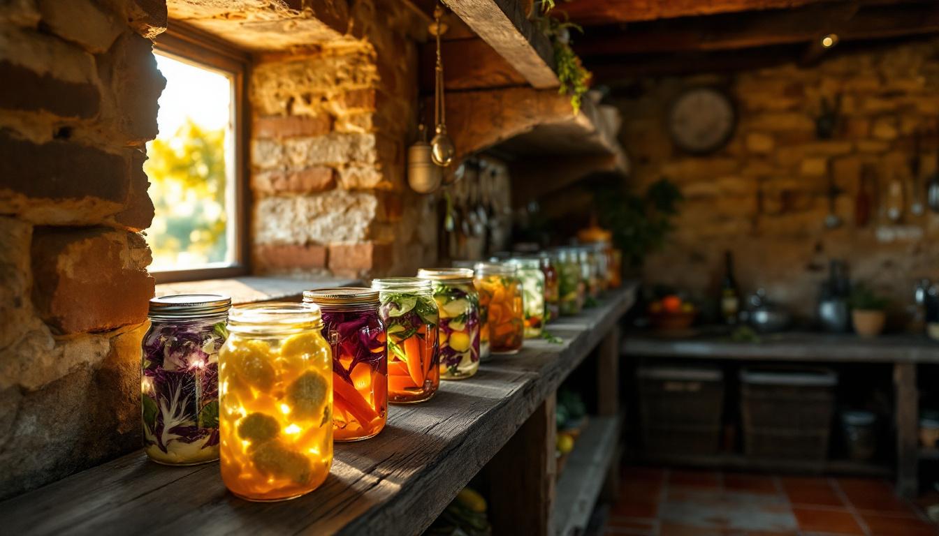 Cette lactofermentation que l’hygrométrie du Roussillon règle encore naturellement
