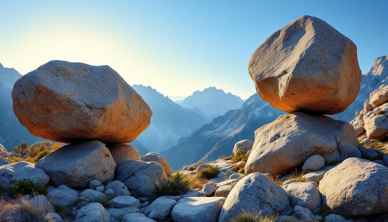 Cette roche de 300 millions d’années forme des blocs géants à 1500 mètres en Cerdagne