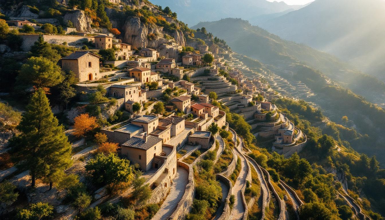 Ce village des Pyrénées-Orientales garde 2000 hectares de terrasses en pierre sèche
