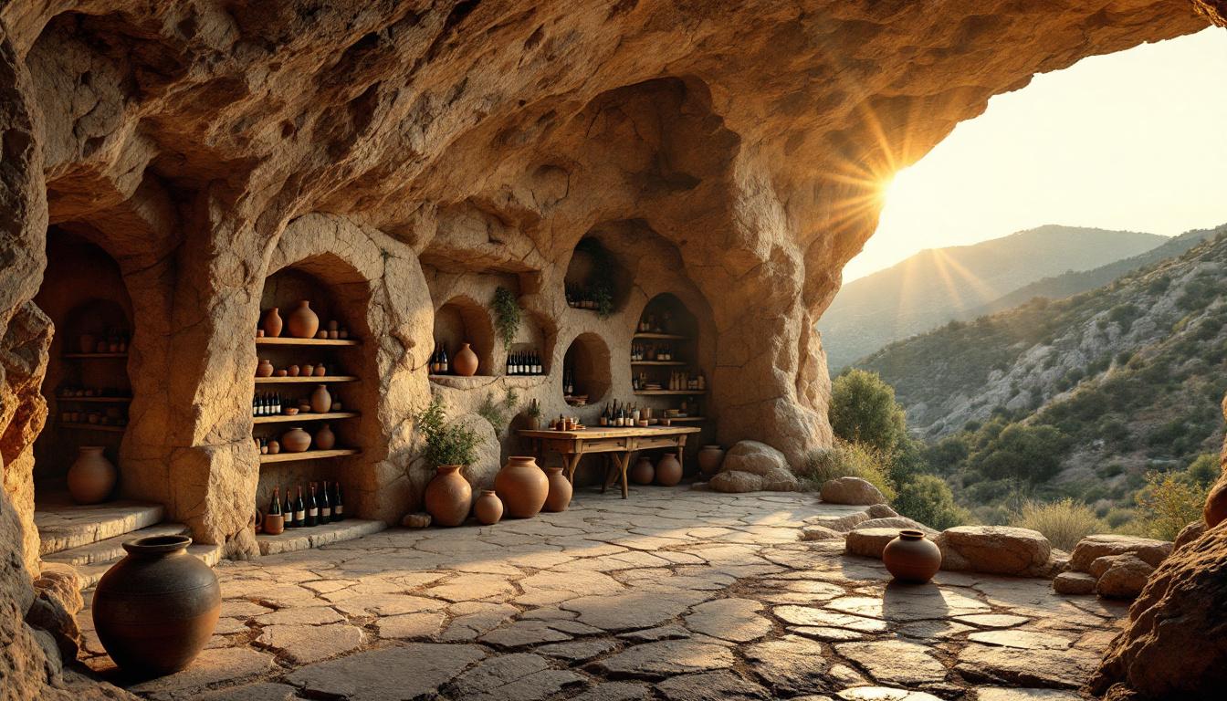 Cette cave qui maintient 12 degrés que les mas des Aspres creusent encore dans la roche