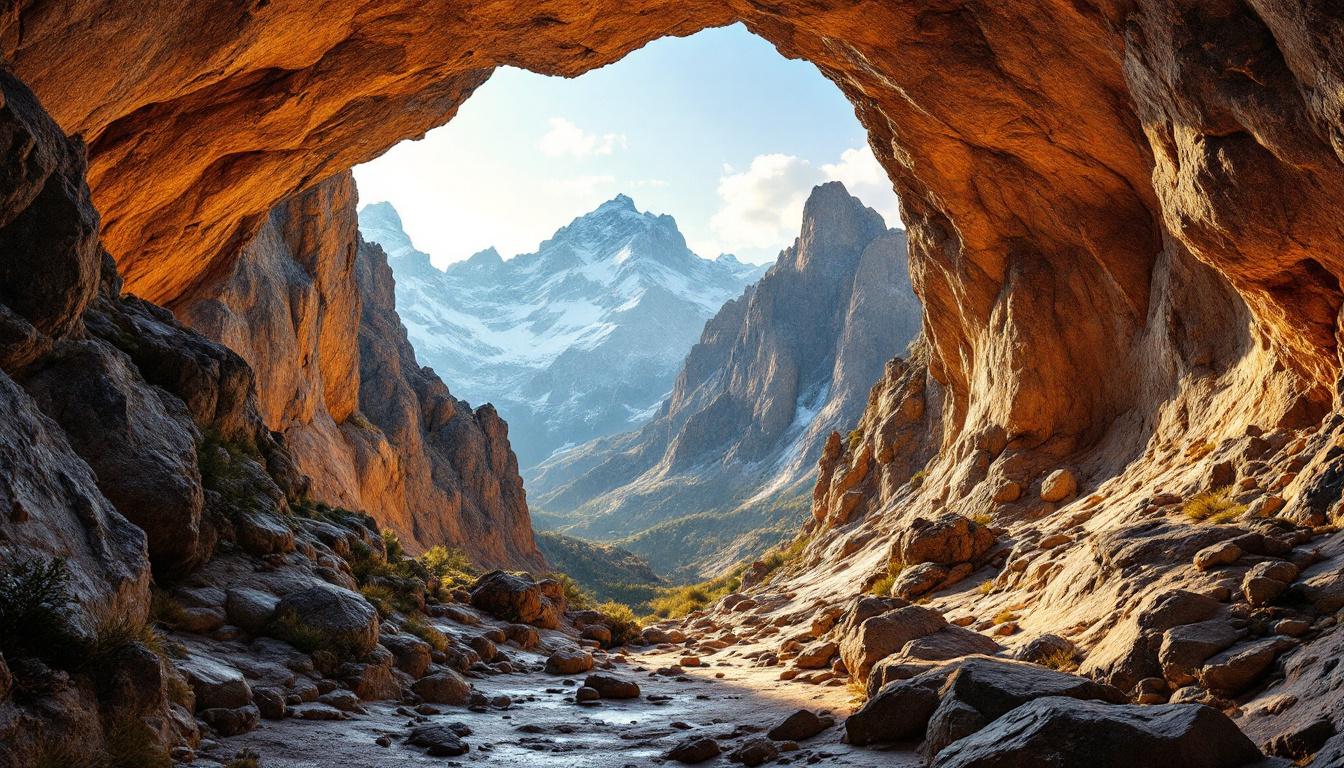 Cette roche de 280 millions d’années forme un passage naturel à Prats-de-Mollo