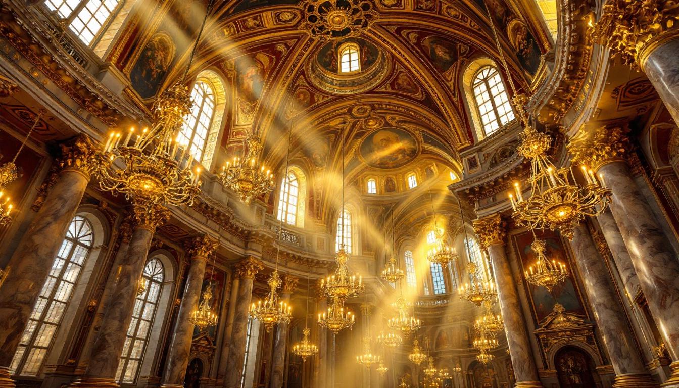 Cette chapelle baroque cache 12 chandeliers dorés du 17e siècle et un ancien observatoire