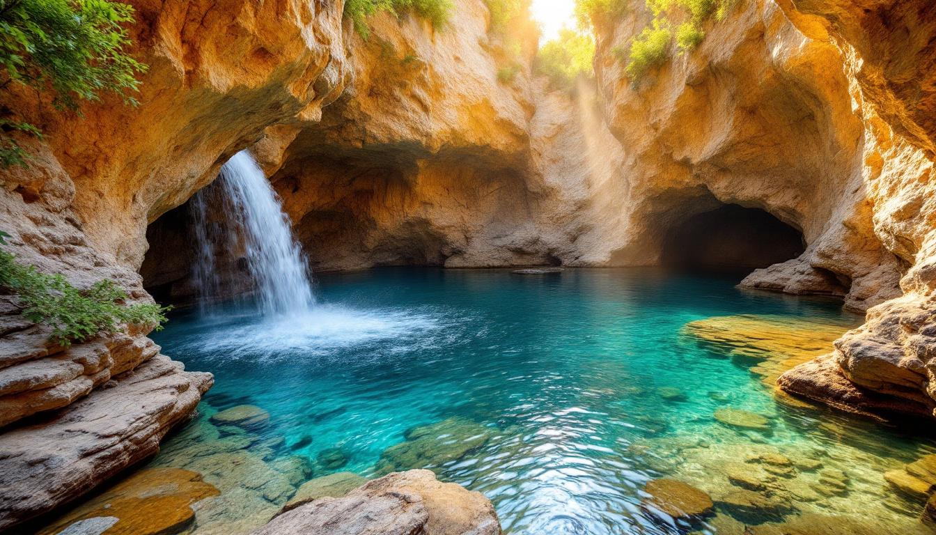 Cette cascade de 150 millions d’années creuse une piscine naturelle près de Montpellier