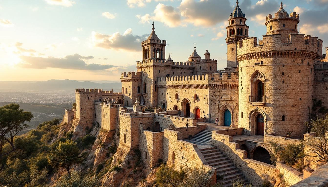 Le seul palais-forteresse d’Europe du 13e siècle qui précède Avignon de 60 ans