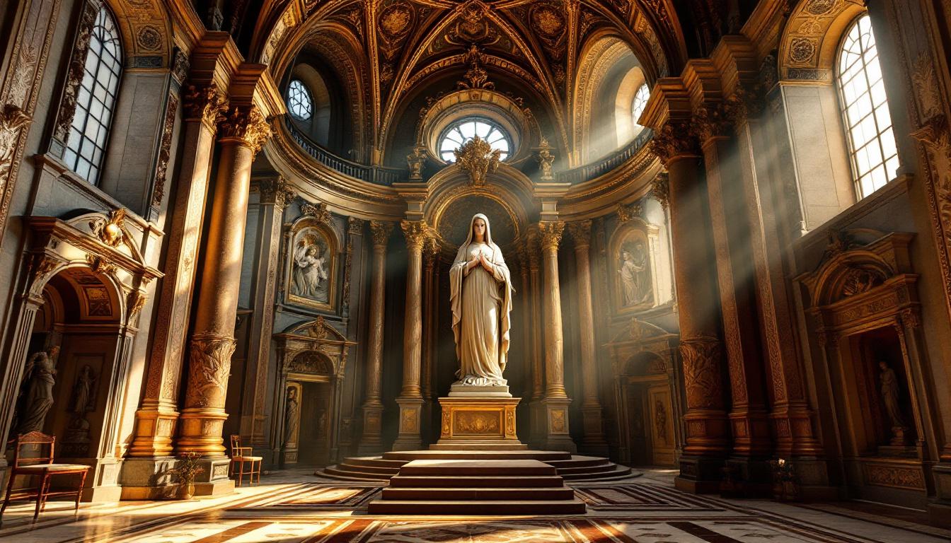 Ce camaril baroque de 4 mètres sur 4 cache la statue romane la plus vénérée des Pyrénées