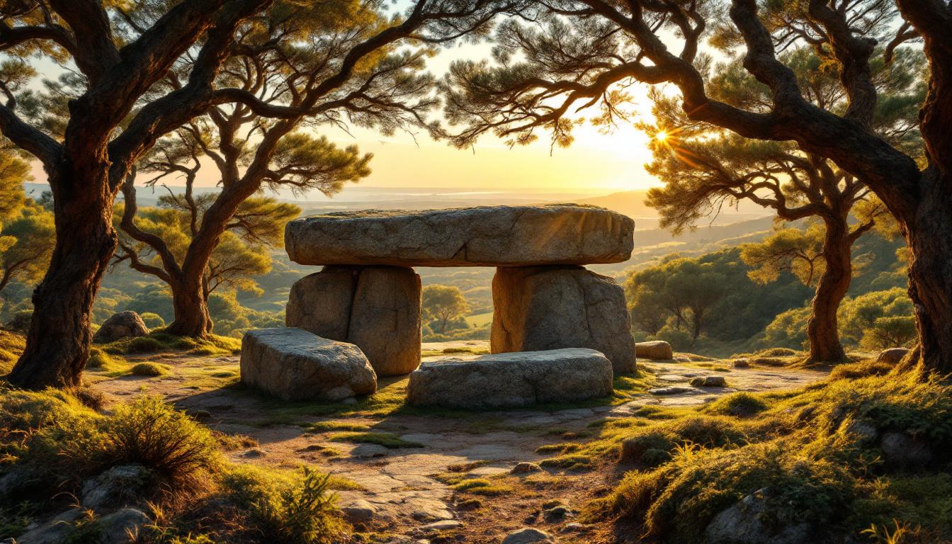 Ce dolmen des Albères pousse au cœur d’une forêt de chênes-lièges de 4000 ans