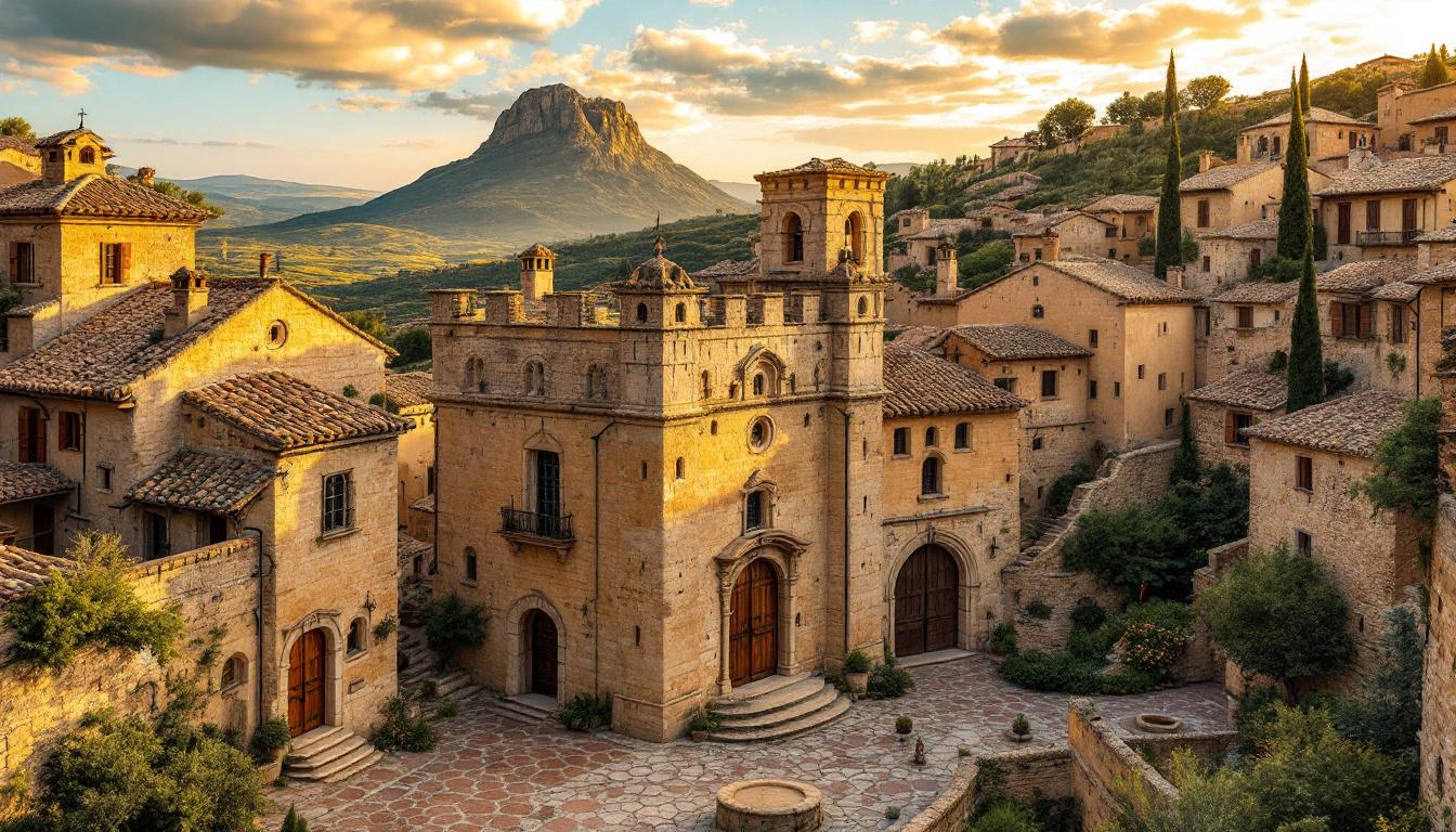 Ce village des Aspres aligne 3 églises médiévales autour de son château du XIIe siècle